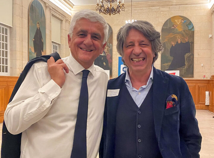 Presidente Hervé Morin con il Presidente CNA Matera Leo Montemurro